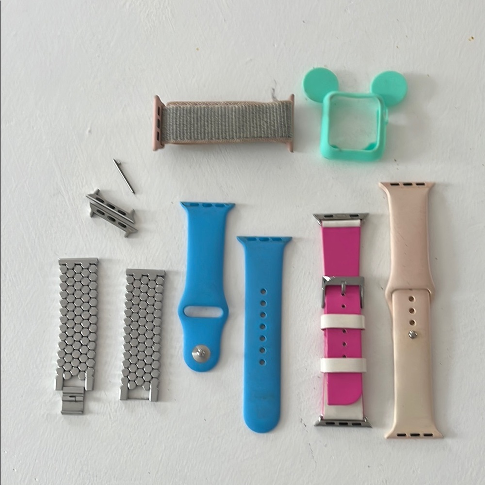 5 - iWatch interchangeable bands and Mickey Mouse face protector